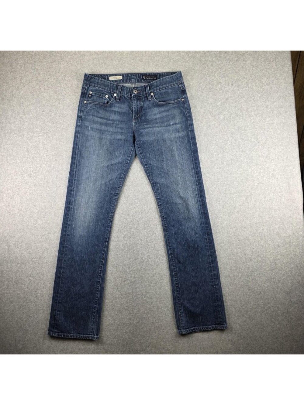 AG Adriano Goldschmied Tomboy Boyfriend Jeans Womens 28 Medium Wash Stretch USA
